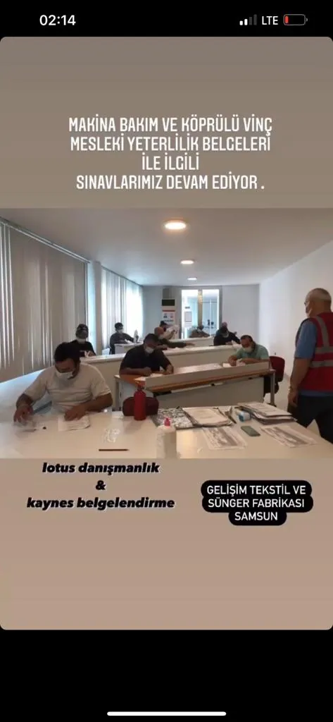 Lotus Belgelendirme sınav faaliyetleri - fotoğraf 15
