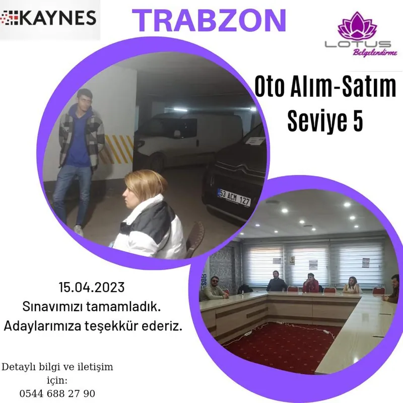 Lotus Belgelendirme sınav faaliyetleri - fotoğraf 127